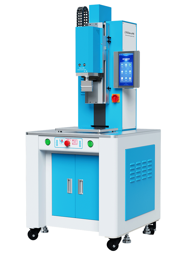 靈科<i style='color:red'>伺服</i>超聲波塑料焊接機 40kHz1200W L745 Servo MN 豪華臺機型